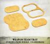 Weapon Team Tray (for two prone models) 5x