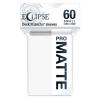 Eclipse Matte Small Deck Protector Sleeves: Arctic White (60ct)