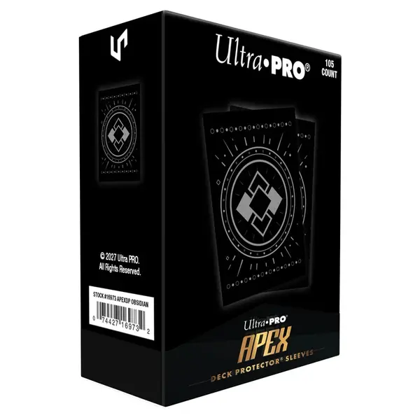 Obsidian 105ct Apex Deck Protector Sleeves