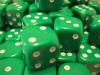 20 Dice (12mm D6) - Green
