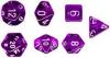 Bag of 7 Assorted Dice (Purple Gem)