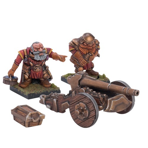 Dwarf Ironbelcher 2+ War Machine Mantic BNIB 