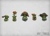 Pirate Orc Heads (5)