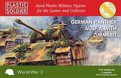 PANTHER AUSF -A WITH ZIMM 1/72