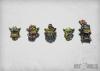 Orc Tech Freak Heads (5)