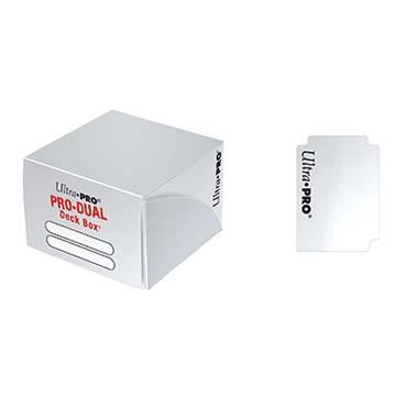 White Pro Dual Deck Box (120 Cards)