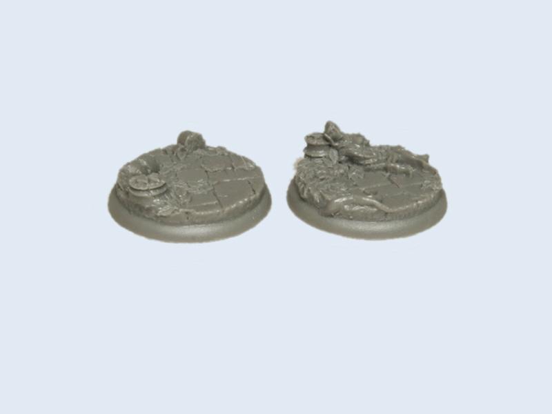 Ancient Bases, WRound 40mm (2) | Element Games