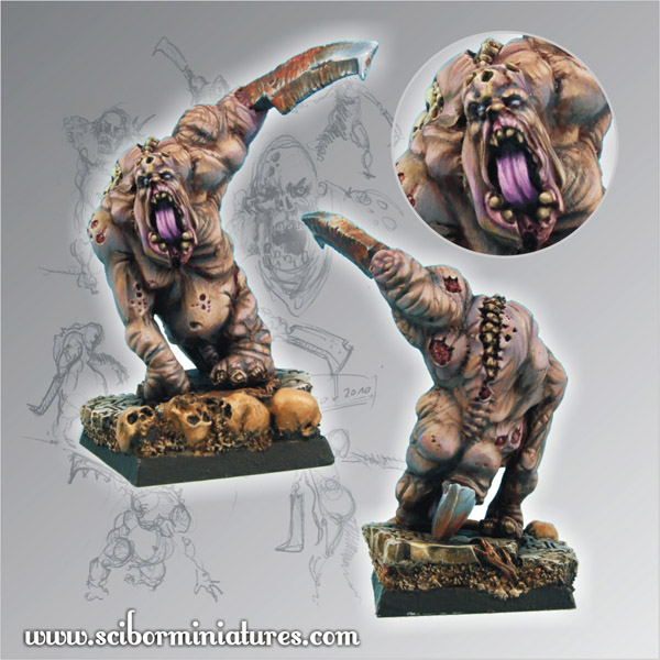 28mm/30mm Mutant of Chaos #1 - 28mm Fantasy Miniatures