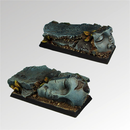 Ancient Ruins 25mm / 50mm square Bases (2)