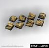 Egyptian Ruins Square Bases 20mm (5)