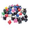 Polyhedral d08 dice: Bag of 50 Asst: Opaq
