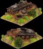 German Wrecked Panzer 38(t) (Invasion of Poland) Objective Marker
