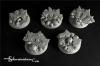 Cursed Earth 32mm round bases set 1 (5)