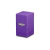 Purple Satin Tower Deck Box