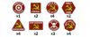 Team Yankee Soviet Token Set (x22)