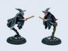 Discworld Miniature Esme on broom (1)