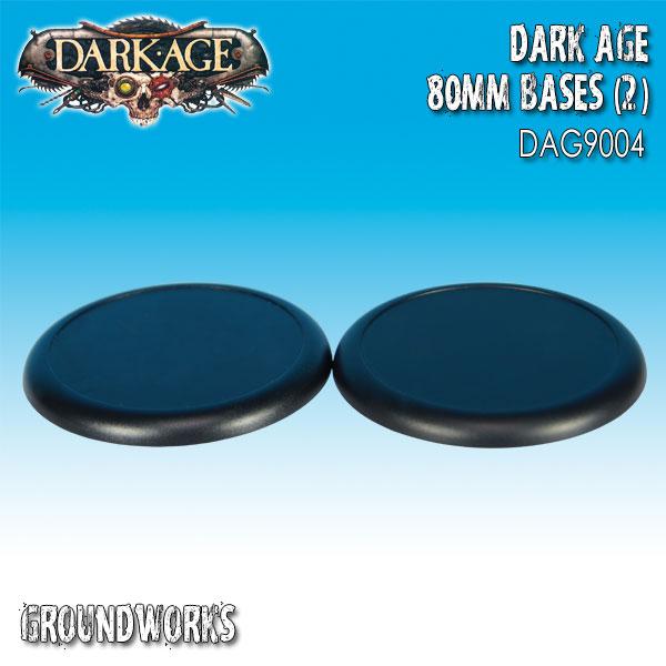 Dark Age / Warmachine 80mm Bases (2)