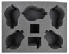 5 Catacomb Command/Annihilation Barges 2 C'Tan Foam Tray (BFL) (15.5 x 12 x 4.5)