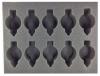 10 Scimitar Pattern Jetbike Foam Tray (BFL) (15.5 x 12 x 3)
