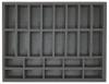FLAMES OF WAR 10 SMALL 16 MEDIUM TANK FOAM TRAY (BFL)  (15.5 x 12 x 1.5)
