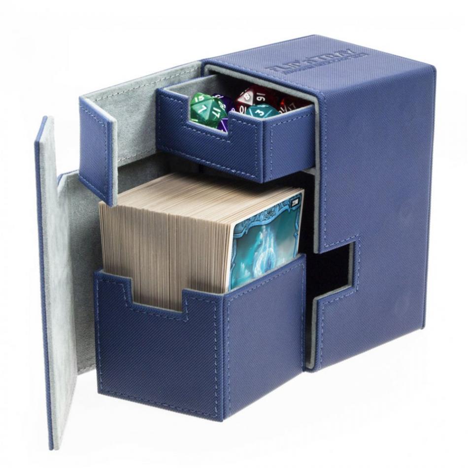 Flip'n'Tray Deck Case 100+ Standard Size XenoSkin Blue