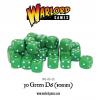 D6 Dice Pack - Green (30)