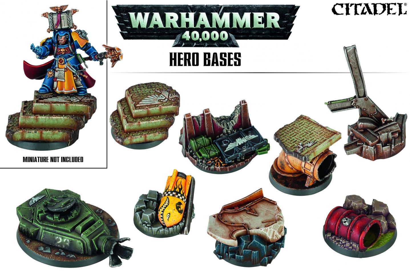 Warhammer 40,000 Hero Bases