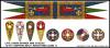 Late Saxon Banner & Shield Transfers