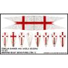 Milites Christi Templar Banners & Shield transfers
