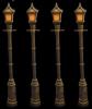 Victorian Lamppost (4 pack)
