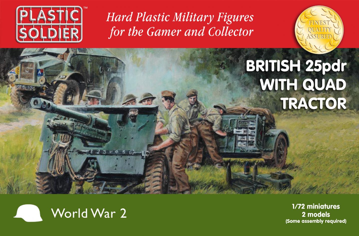 1/72nd British 25pdr and CMP Quad Tractor