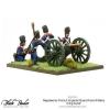 Napoleonic French Imperial Guard Foot Artillery 6-pdr firing
