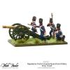 Napoleonic French Imperial Guard Foot Artillery 12-pdr firing