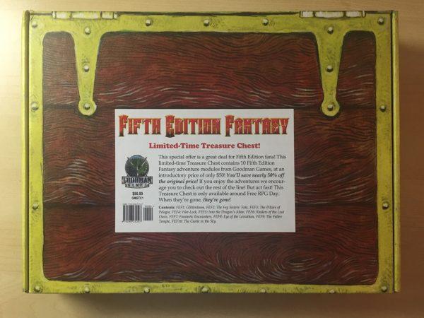 Fifth Edition Fantasy Treasure Chest (Boxed Set, 5th Ed. D&D Advs.)
