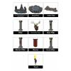WizKids Miniatures: Fantasy Terrain: Painted Pools & Pillars (Set 1) 3
