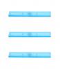 Element Essentials 3 Inch Acrylic Measuring Stick (Pack of 3)