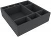 AFDA085BO 285 mm x 285 mm x 85 mm (3.35 inches) foam tray for board game boxes