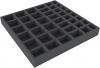 AFDZ035BO 285 mm x 285 mm x 35 mm foam tray for board game boxes