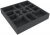 AFEW050BO 285 mm x 285 mm x 50 mm foam tray for board game boxes