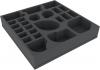 AGDY055BO 295 mm x 295 mm x 55 mm foam tray for board game boxes