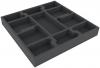 AGEQ040BO 295 mm x 295 mm x 40 mm foam tray for board game boxes