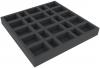 AGHS035BO 35 mm foam tray with 33 compartments for Masmorra: Dungeons of Arcadia - dice and dungeon tiles