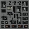 AGKB055BO 55 mm foam tray with 25 compartments for Dark Souls - The Board Game - characters