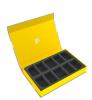 Feldherr Magnetic Box yellow for 10 larger miniatures