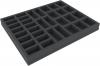 FS035BB03 35 mm (1.38 Inch) full-size foam tray for 34 Blood Bowl miniatures