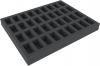 FS035BB04 35 mm (1.38 Inch) full-size foam tray for 36 Blood Bowl miniatures