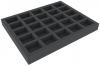 FS035WH09 35 mm (1.4 inch) full-size Figure Foam Tray with 25 large cut outs for warhammer
