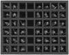 FS055RW01 55 mm (2.16 Inch) foam tray for 48 Runewars Miniatures Game - Waiqar Infantry