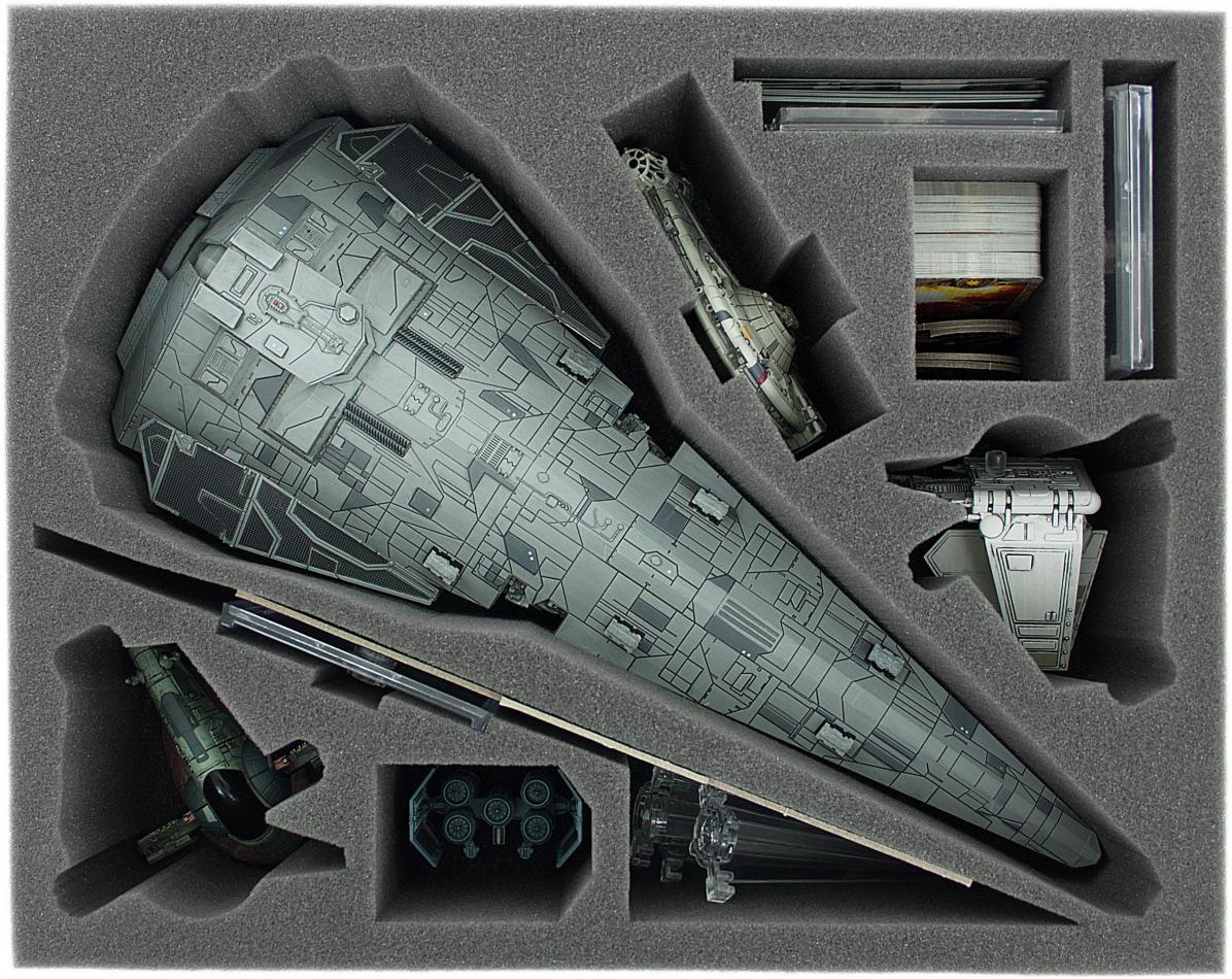 FSDB090BO (3.54 inches) foam tray for Star Wars X-WING Imperial Raider
