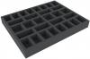 FSFJ040BO 40 mm (1.57 inch) full-size foam tray with 30 compartments